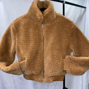Small Light Brown Teddy Jacket